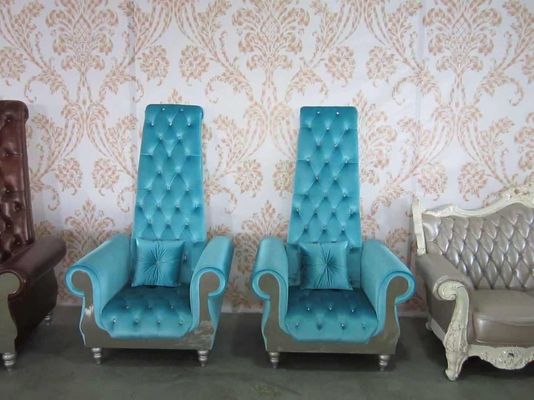 80*75*182 cm Kursi Raja Kerajaan Tahta Tinggi Kembali Sofa Pernikahan Salon Kecantikan Furniture