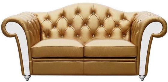 Grey SGS Modern Light Luxury Leather Recliner Sofa Nyaman Lembut Untuk Ruang Tamu
