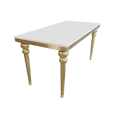 SS Base Elegant Wedding Chairs And Sweetheart Table